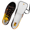 El Chapo Sunset Brunch 1 BLK Women's High Top canvas shoes