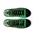ABS Green Mic 1 BLK Womans high top canvas shoes