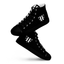 AIFFIA Logo BLK OUT Women’s high top canvas shoes