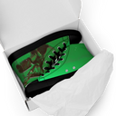 ABS Green Mic 1 BLK Womans high top canvas shoes