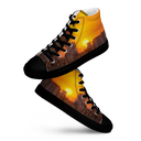 El Chapo Sunset Brunch 1 BLK Women's High Top canvas shoes