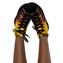 El Chapo Sunset Brunch 1 BLK Women's High Top canvas shoes