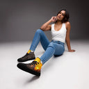 El Chapo Sunset Brunch 1 BLK Women's High Top canvas shoes