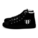 AIFFIA Logo BLK OUT Women’s high top canvas shoes