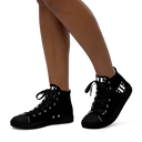 AIFFIA Logo BLK OUT Women’s high top canvas shoes