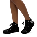 El Chapo BLK OUT Women’s high top canvas shoes