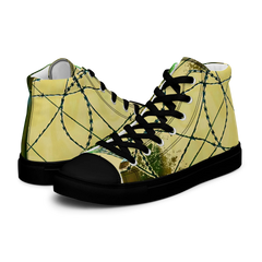 B&G Afghan Wire 1 BLK Women’s high-top canvas shoe