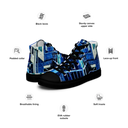 AIFFIA BLDG 1 BLK Women’s high top canvas shoes