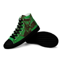 ABS Green Mic 1 BLK Womans high top canvas shoes