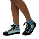 ABS MTM 1 BLK Womans high top canvas shoes