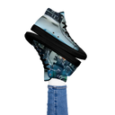 ABS MTM 1 BLK Womans high top canvas shoes