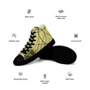 B&G Afghan Wire 1 BLK Women’s high-top canvas shoes