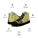 B&G Afghan Wire 1 BLK Women’s high-top canvas shoes