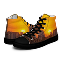 El Chapo Sunset Brunch 1 BLK Women's High Top canvas shoes