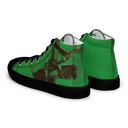 ABS Green Mic 1 BLK Womans high top canvas shoes