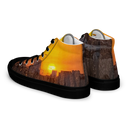 El Chapo Sunset Brunch 1 BLK Women's High Top canvas shoes