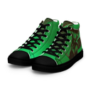 ABS Green Mic 1 BLK Womans high top canvas shoes