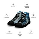 ABS MTM 1 BLK Womans high top canvas shoes