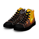 El Chapo Sunset Brunch 1 BLK Women's High Top canvas shoes