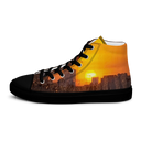 El Chapo Sunset Brunch 1 BLK Women's High Top canvas shoes