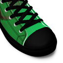 ABS Green Mic 1 BLK Womans high top canvas shoes