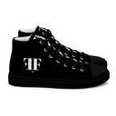 AIFFIA Logo BLK OUT Women’s high top canvas shoes