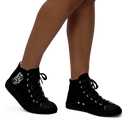 El Chapo BLK OUT Women’s high top canvas shoes