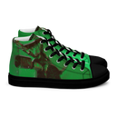 ABS Green Mic 1 BLK Womans high top canvas shoes