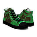 ABS Green Mic 1 BLK Womans high top canvas shoes