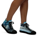 ABS MTM 1 BLK Womans high top canvas shoes