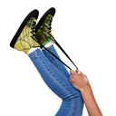 B&G Afghan Wire 1 BLK Women’s high-top canvas shoes