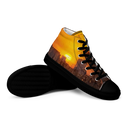 El Chapo Sunset Brunch 1 BLK Women's High Top canvas shoes