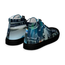 ABS MTM 1 BLK Womans high top canvas shoes