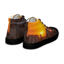 El Chapo Sunset Brunch 1 BLK Women's High Top canvas shoes