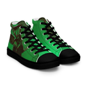 ABS Green Mic 1 BLK Womans high top canvas shoes