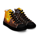 El Chapo Sunset Brunch 1 BLK Women's High Top canvas shoes