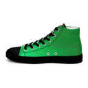 ABS Green Mic 1 BLK Womans high top canvas shoes