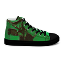 ABS Green Mic 1 BLK Womans high top canvas shoes