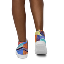 AIFFIA Escalator WHT Women’s high top canvas shoes