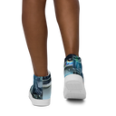 ABS MTM 1 WHT Womans high top canvas shoes