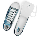 ABS MTM 1 WHT Womans high top canvas shoes