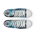 ABS MTM 1 WHT Womans high top canvas shoes