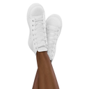 El Chapo WHT OUT Women’s high top canvas shoes