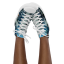 ABS MTM 1 WHT Womans high top canvas shoes