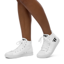 AIFFIA Logo WHT OUT Women’s high top canvas shoes