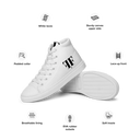 AIFFIA Logo WHT OUT Women’s high top canvas shoes