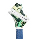 AIFFIA POKA 1 WHT Women’s high top canvas shoes