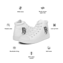 El Chapo WHT OUT Women’s high top canvas shoes