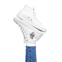 El Chapo WHT OUT Women’s high top canvas shoes