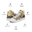 AIFFIA Motherland WHT Women’s high top canvas shoes